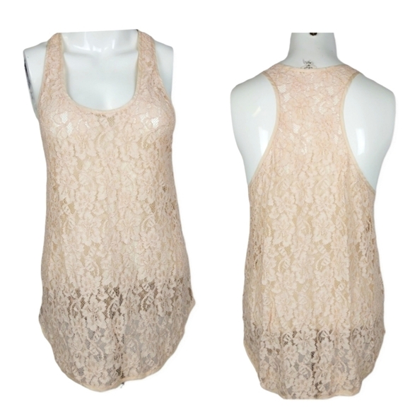 WILFRED Madeline Lace racerback Tank Top - Picture 1 of 9